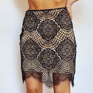 Vintage For Love & Lemons Lace Skirt